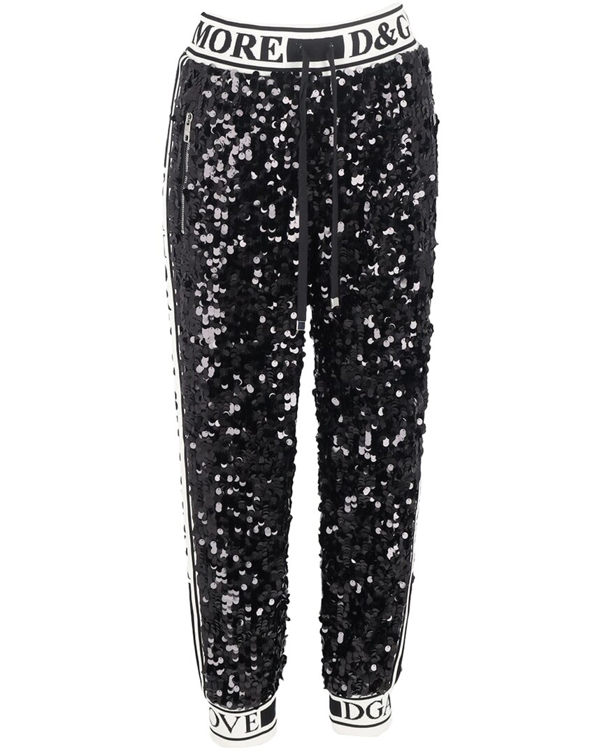Dolce & Gabbana Sequined Drawstring Track Pant