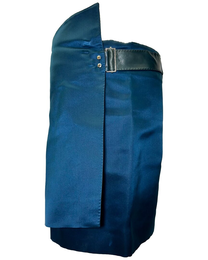 Pre-owned Louis Vuitton Belted Mini Wrap Skirt