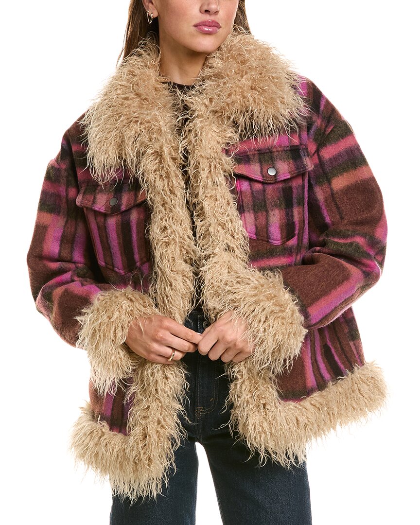 Scotch & Soda Jazz Shacket In Brown