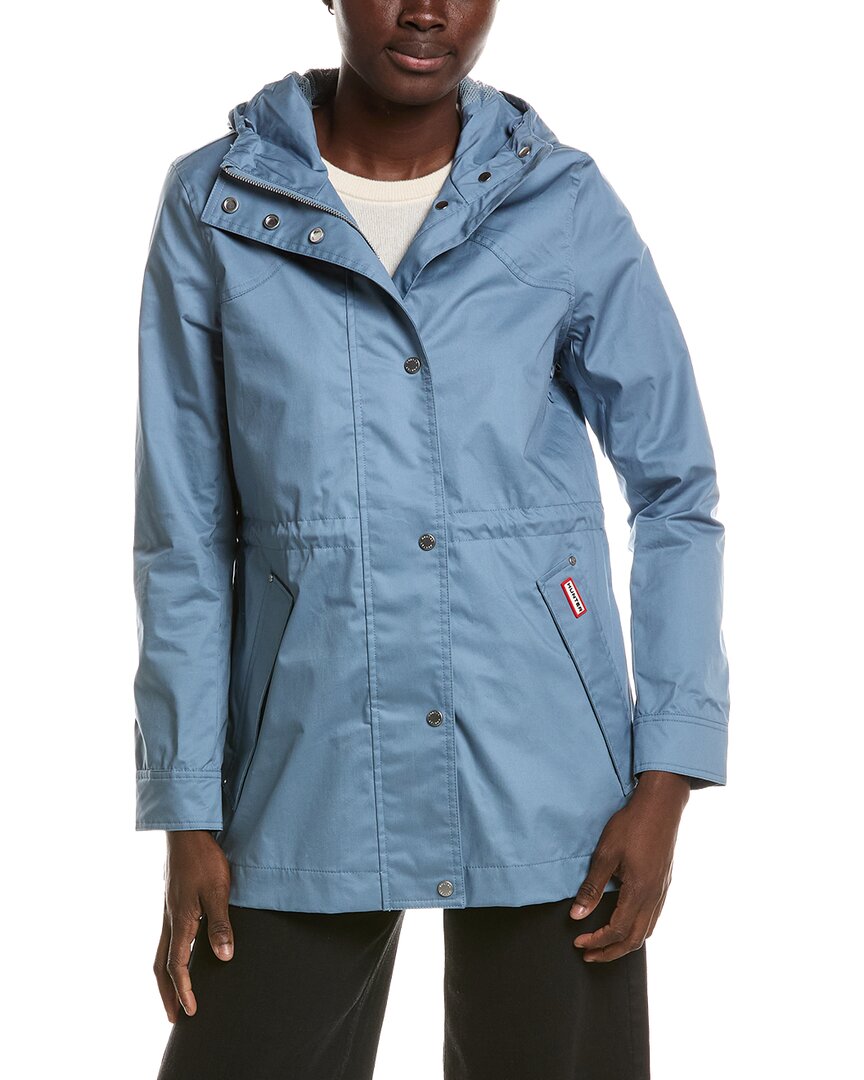 Hunter Adela Waterproof Classic Rain Jacket In Blue