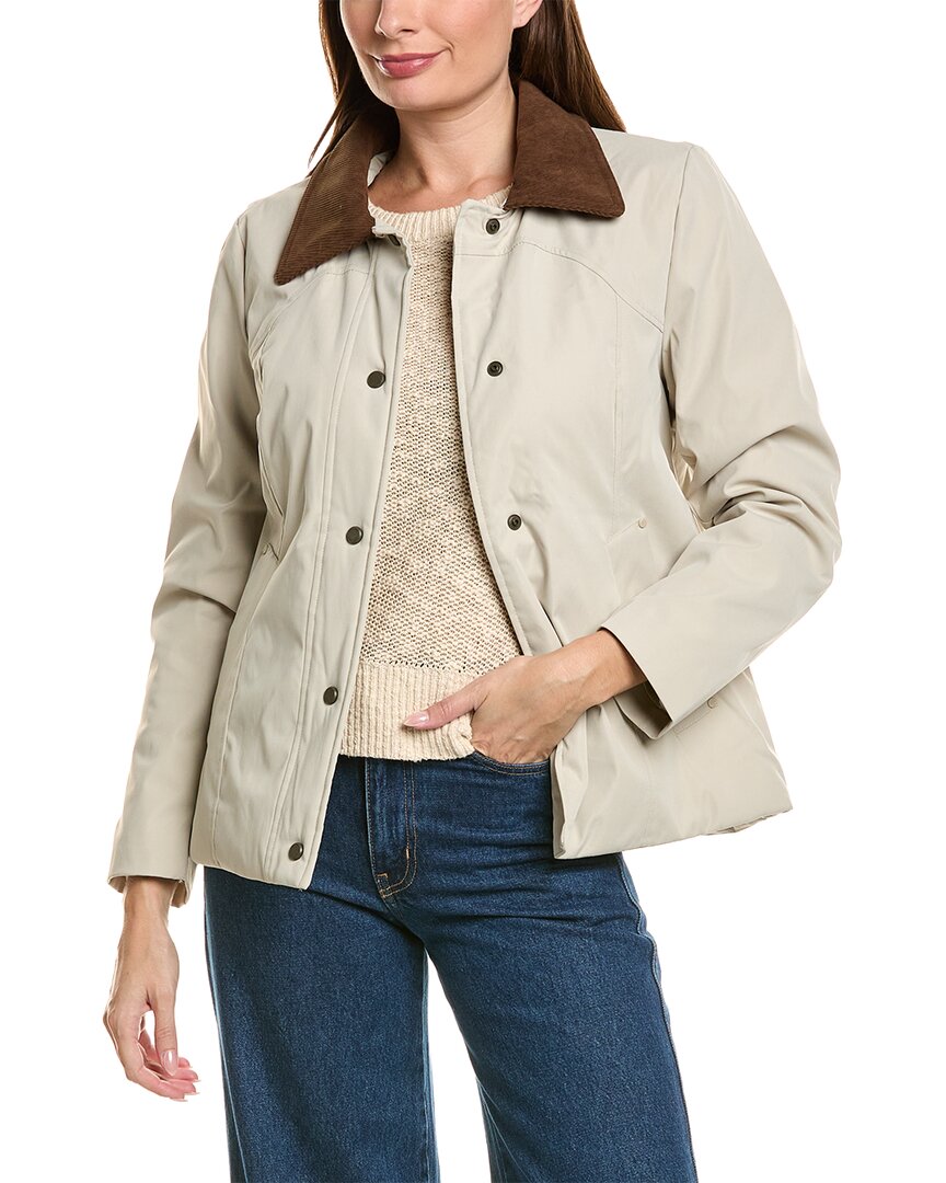 Hunter London Canvas Short Chic Lady Jacket In Neutral