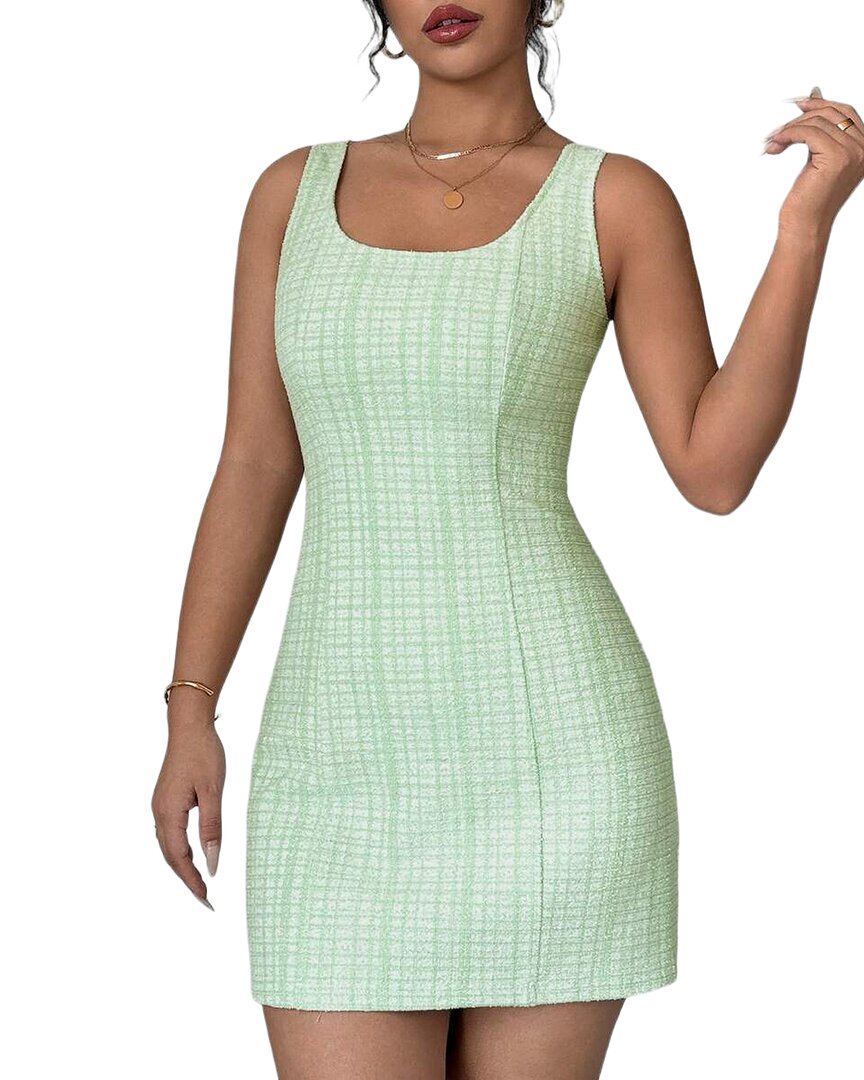 Gvibi Mini Dress In Light Green