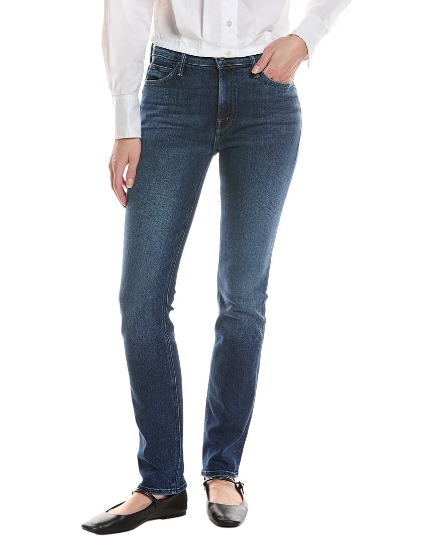 Mother The Mid-rise Dazzler Skimp One Last Shot Straight Jean In Blue