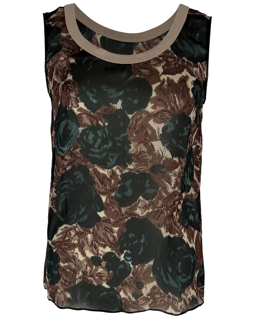 Pre-owned Dolce & Gabbana Printed Tank , Size Eu 38 (authentic Pre-loved)