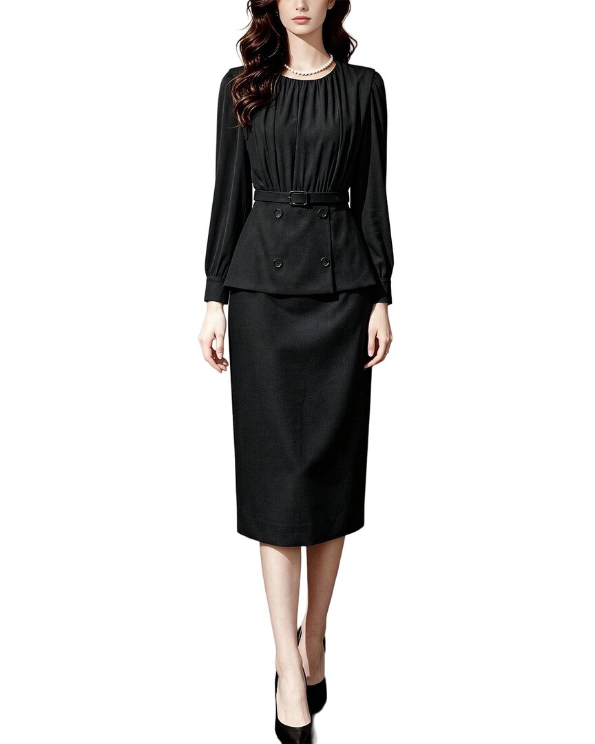 Brc By Burryco Midi Dress In Yellow