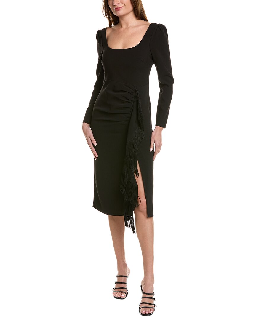Shop Likely Charlie Midi Dress In Black