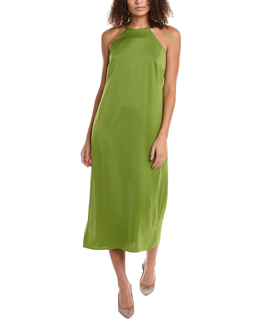 bias cut green dress SATIN BIAS COWL BACK MAXI | WAVE — THIRD FORM main image 0