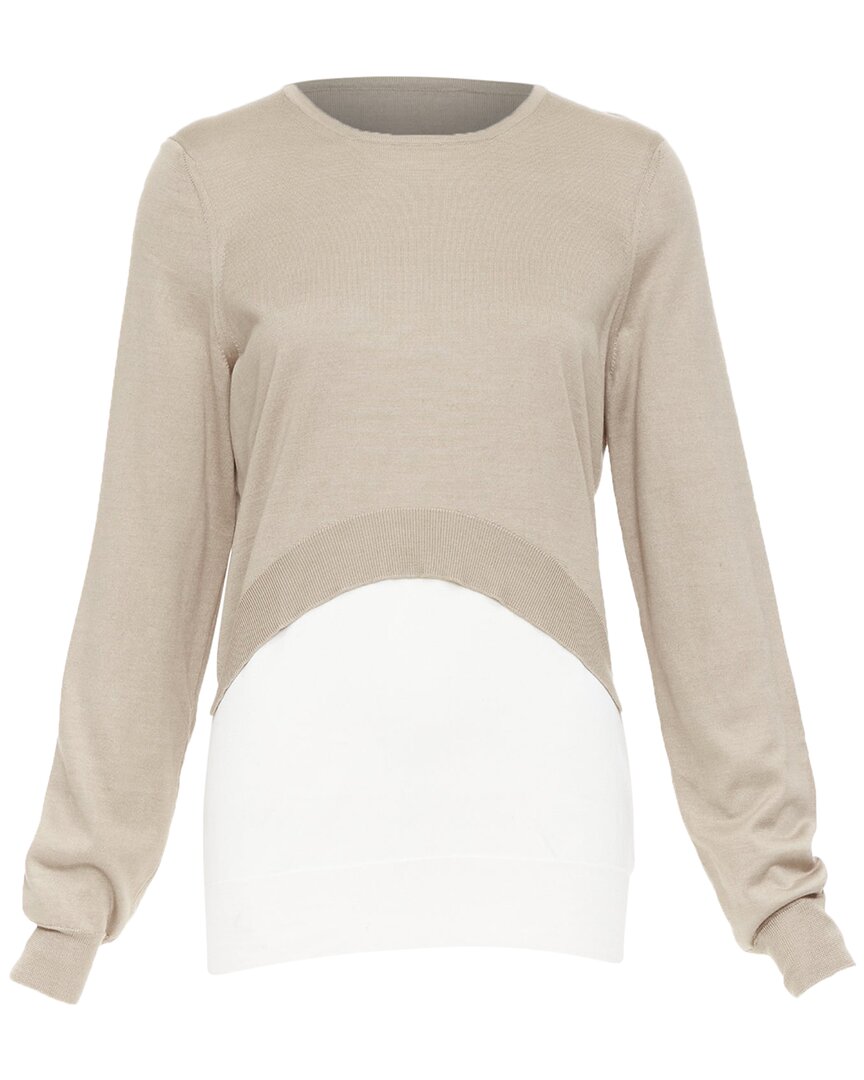Pre-owned Celine Silk High-low Sweater, Size Int M (authentic Pre-loved)