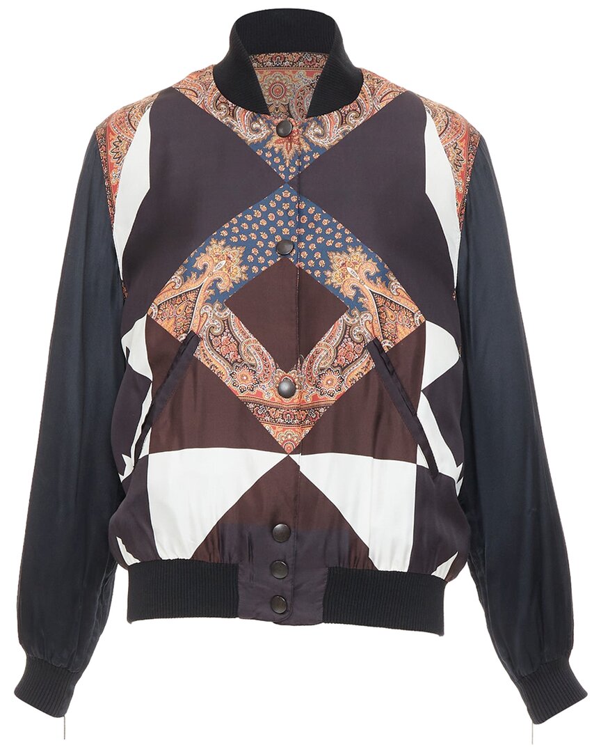 Pre-owned Givenchy 2013 Silk Teddy Bomber Jacket