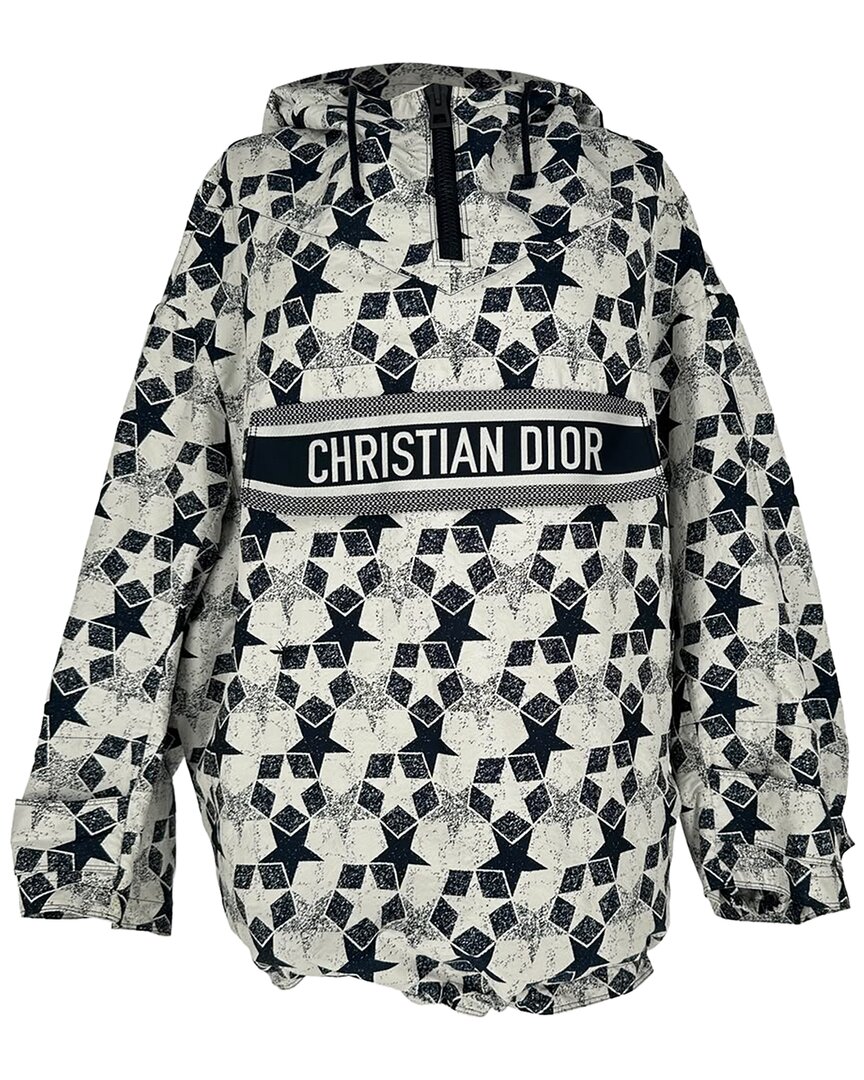Pre-owned Dior Star Motif Hooded Anorak Jacket