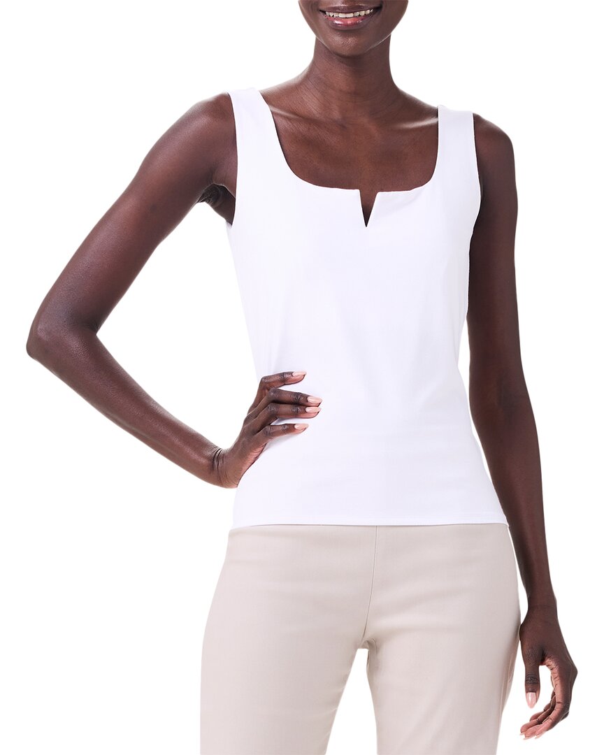 Nic + Zoe Nic+zoe Sleek Jersey Split Neck Tank