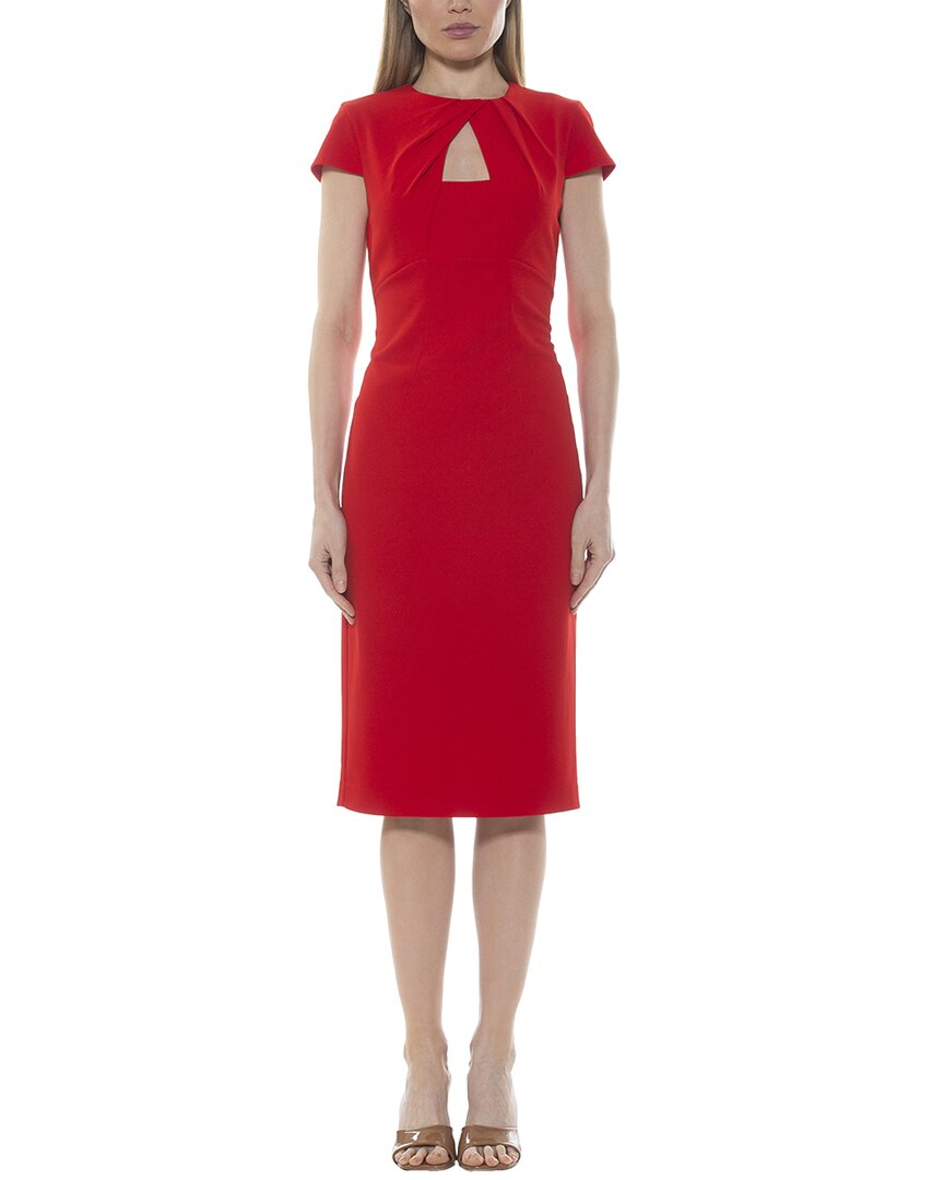 Alexia Admor Janine Sheath Dress In Red