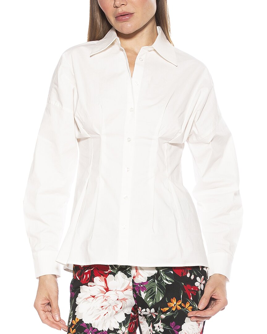 Alexia Admor Calliope Shirt In White