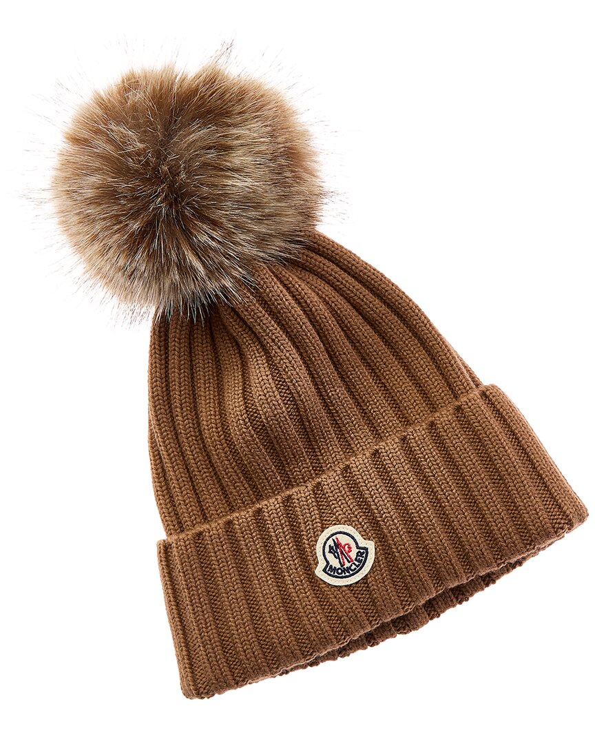 Moncler Brown Wool Hat