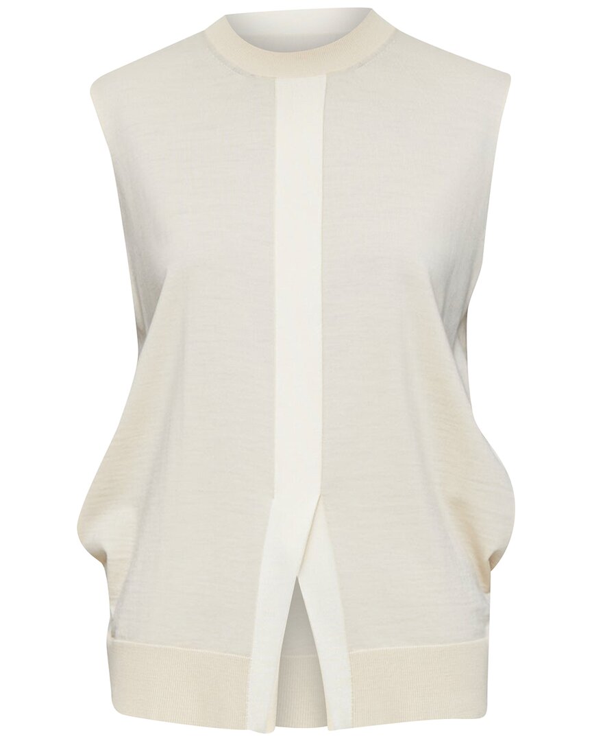 Pre-owned Celine Wool Cashmere Split Sweater Vest, Size Int S (authentic Pre-loved)