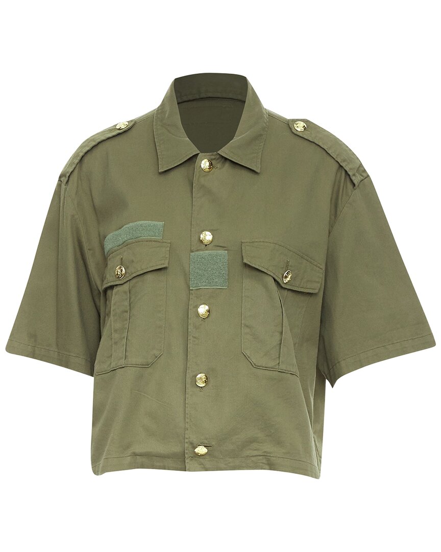 Pre-owned Celine Triomphe Shirt, Size Fr 36 (authentic Pre-loved)