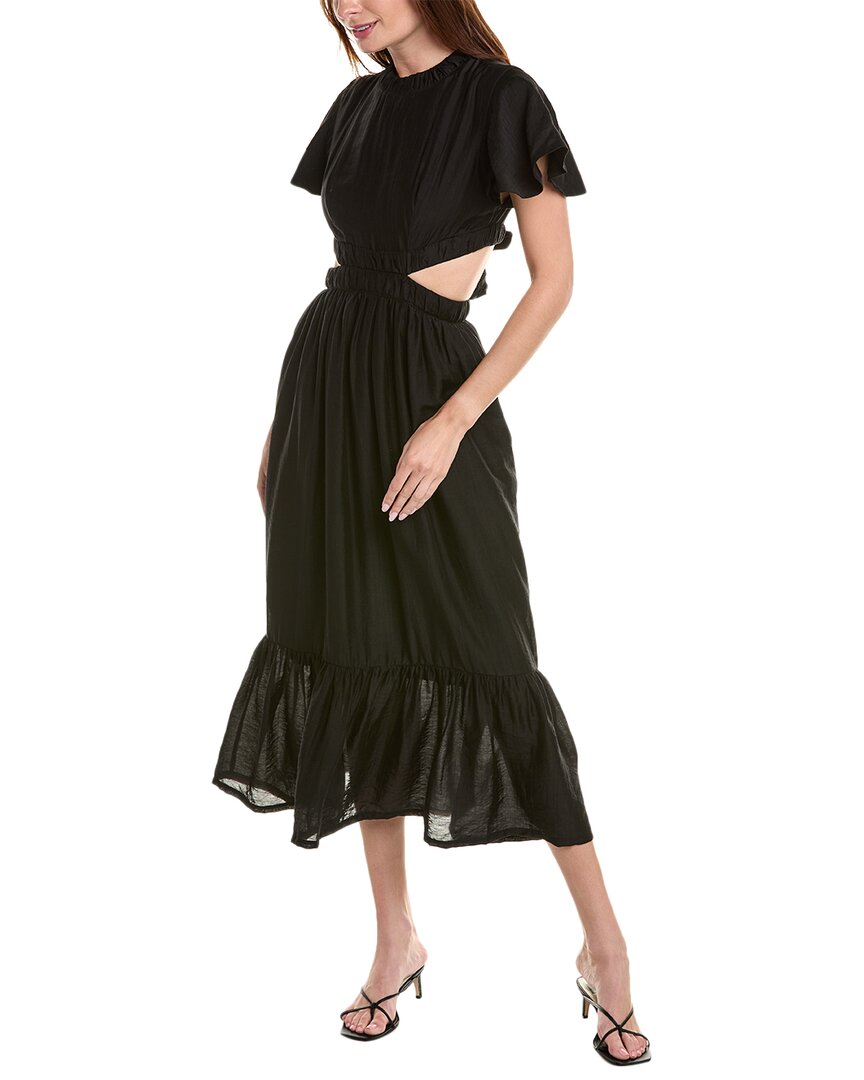 Shop Sabina Musayev Arista Maxi Dress In Black