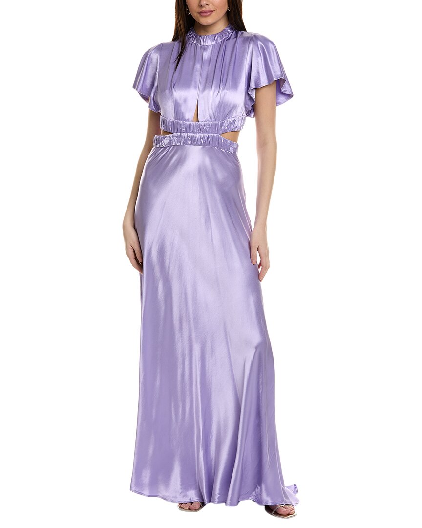 Shop Sabina Musayev Jordi Maxi Dress In Purple