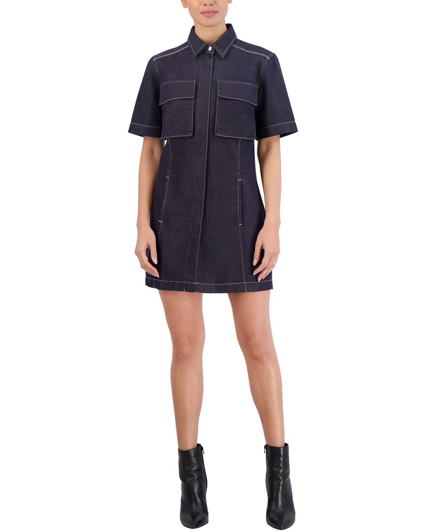 BCBG NEW YORK BCBG NY DENIM MINI DRESS