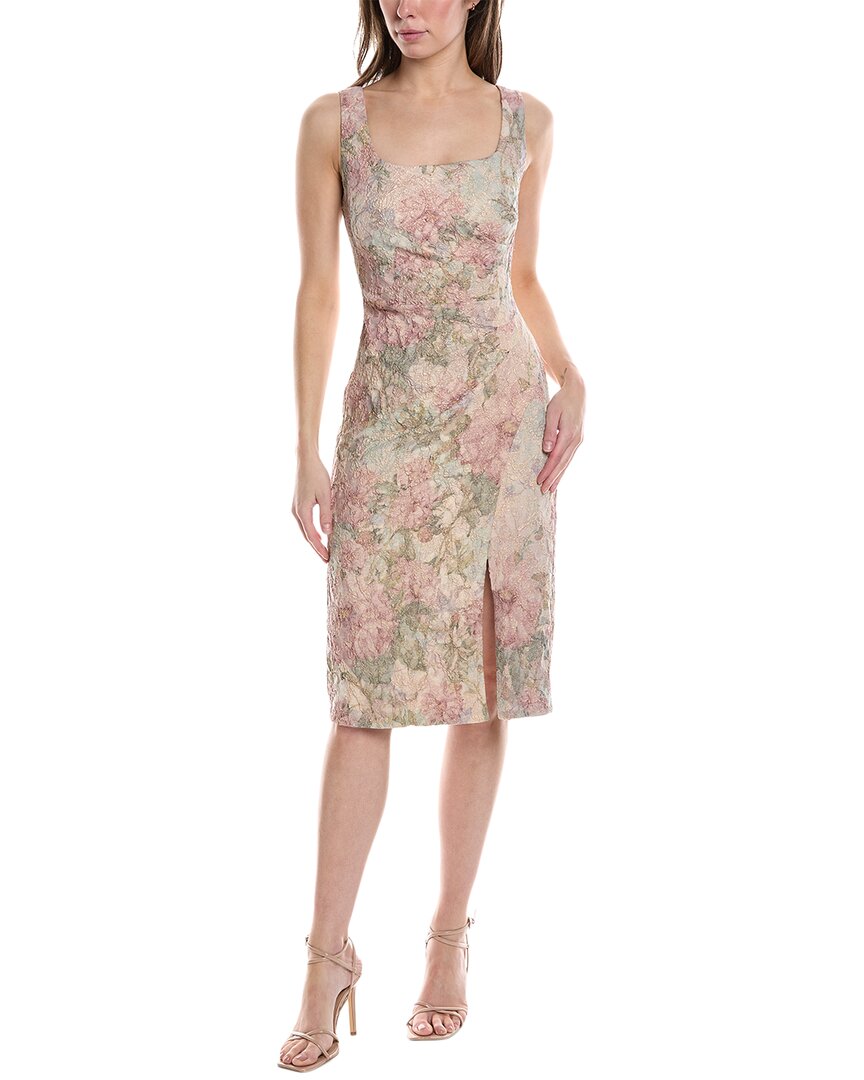 Adrianna Papell Sheath Dress In Pink