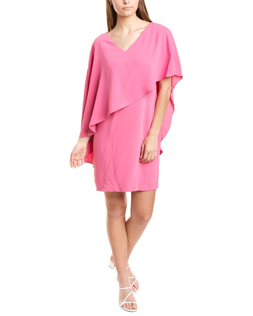 Trina By Trina Turk Ruffle Adore 2 Mini Dress In Red