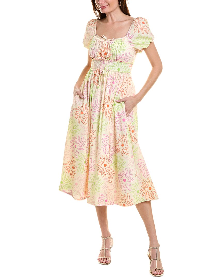 Likely Rena Midi Dress In White