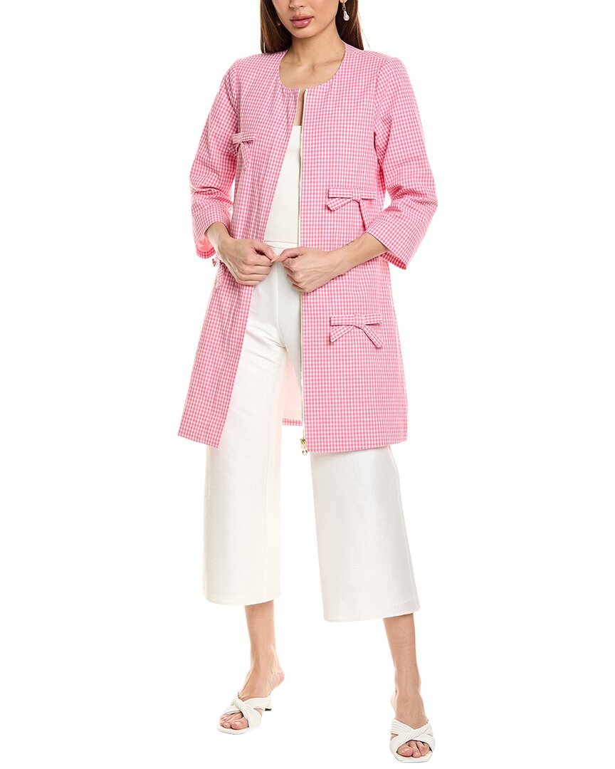 Flora Bea Nyc Ollie Coat In Pink