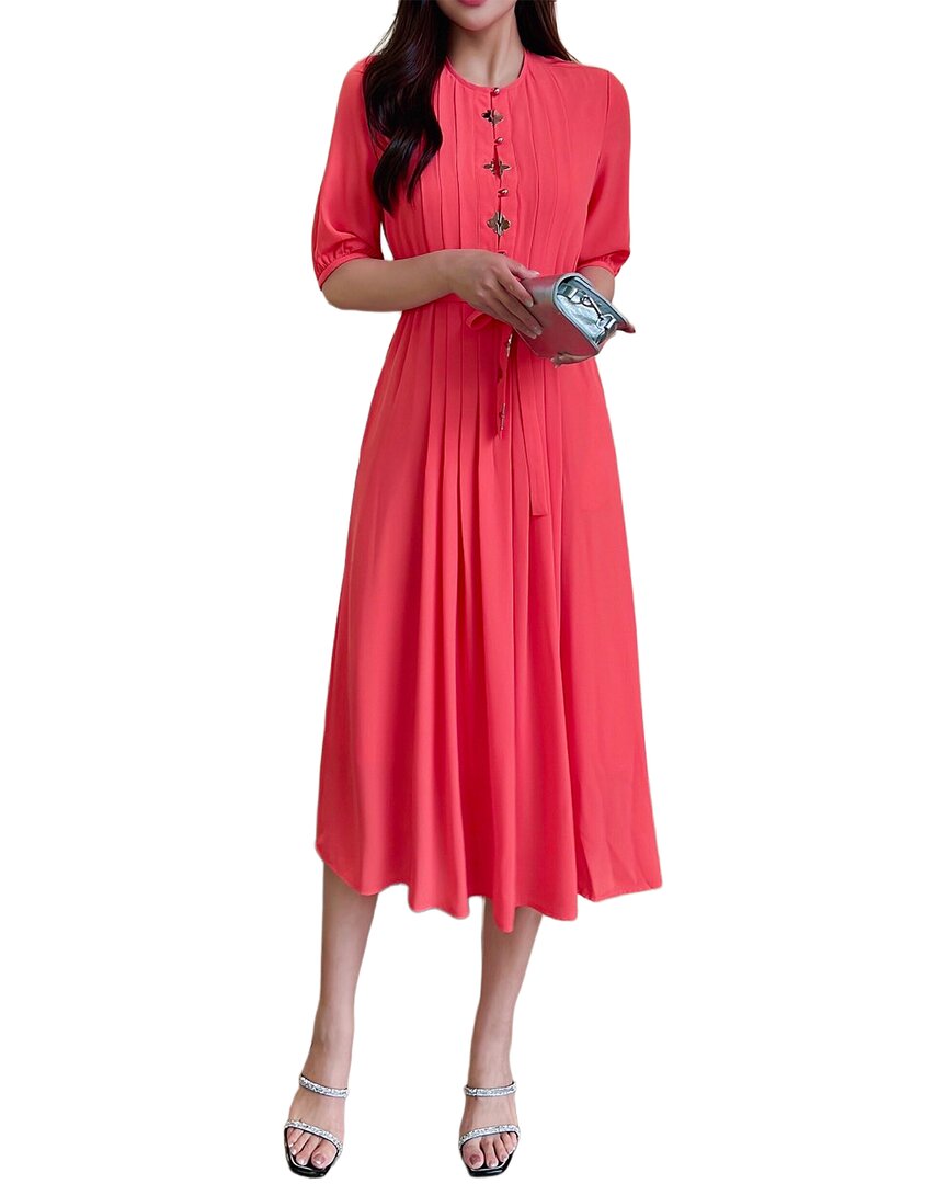 Burryco Short Sleeve Midi Dress