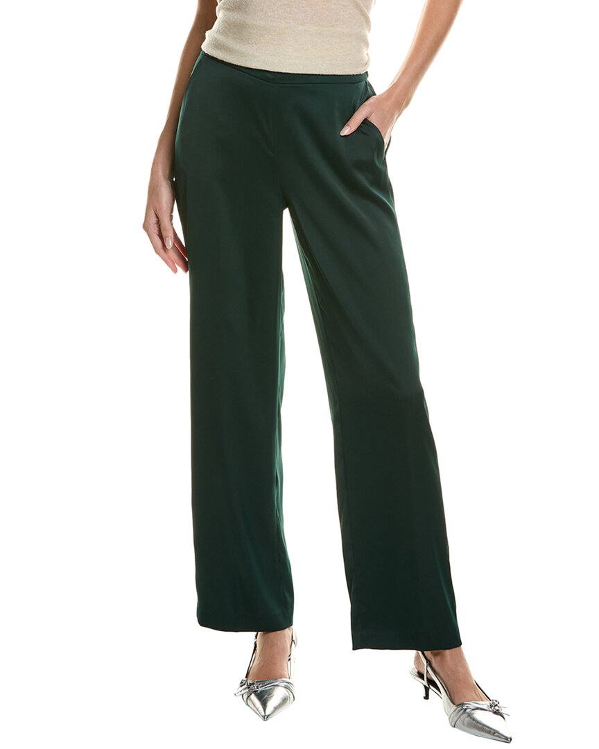 Shop Anne Klein Wide Leg Pant In Green