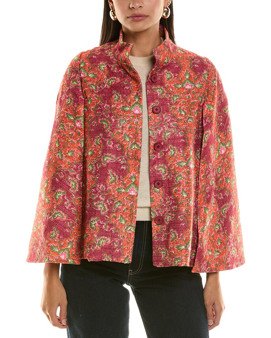 Flora Bea Nyc Misha Cape In Red