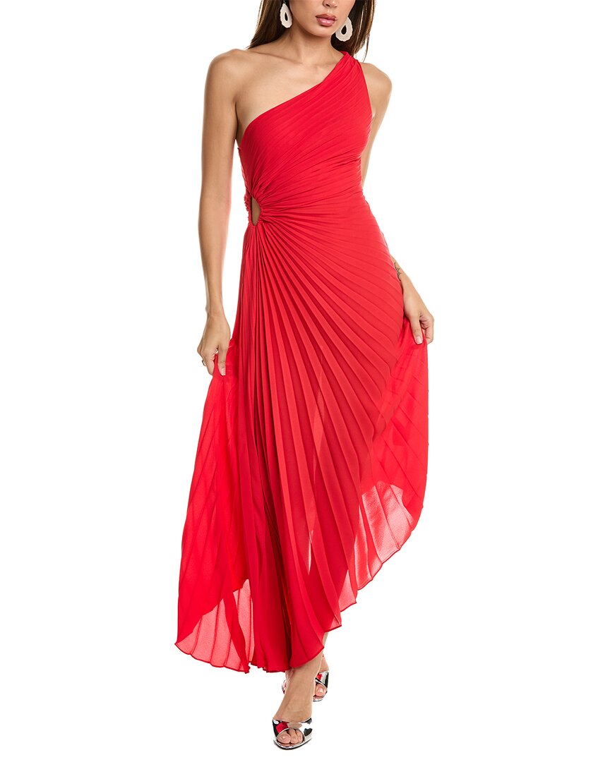 Nicole Miller Maxi Dress In Red