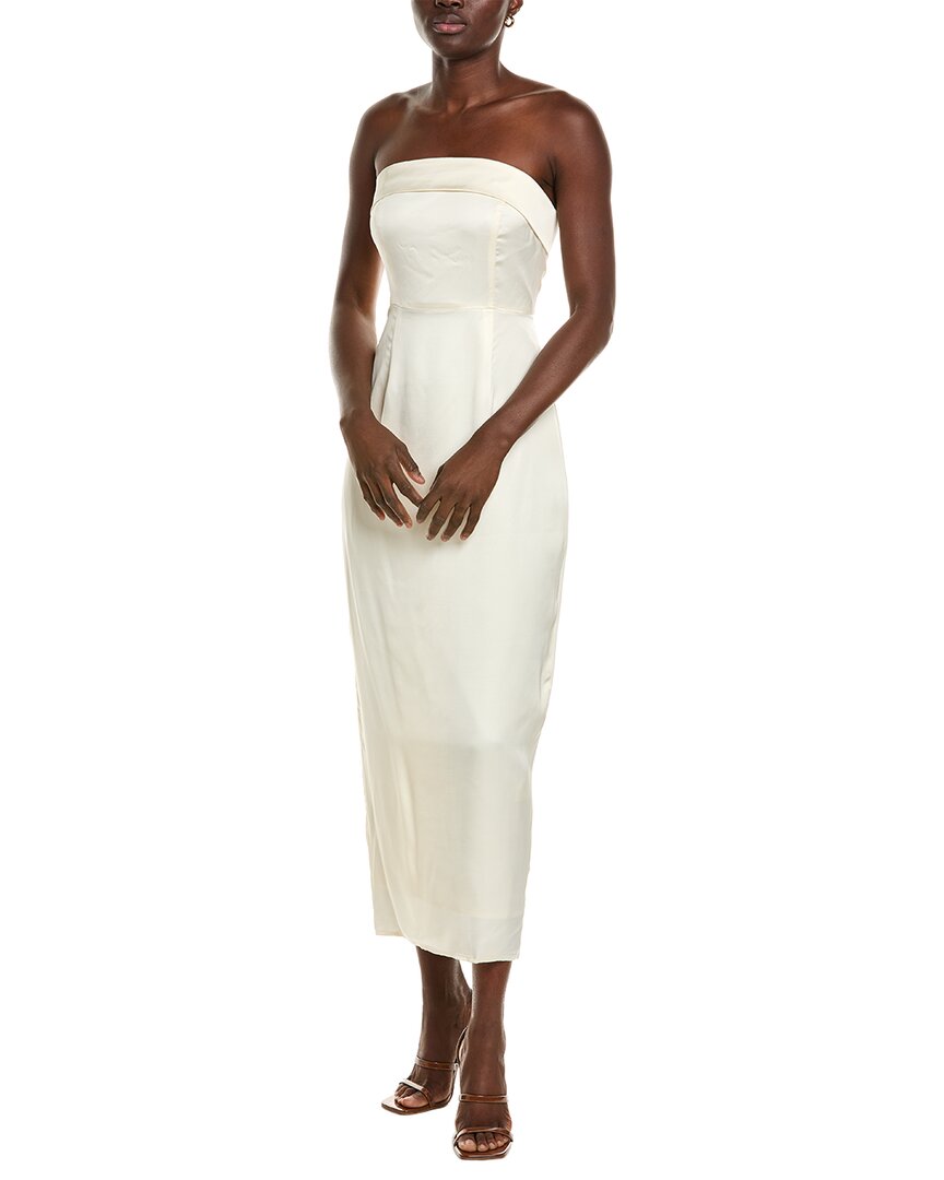 Opt O.p.t. Camellia Maxi Dress In White