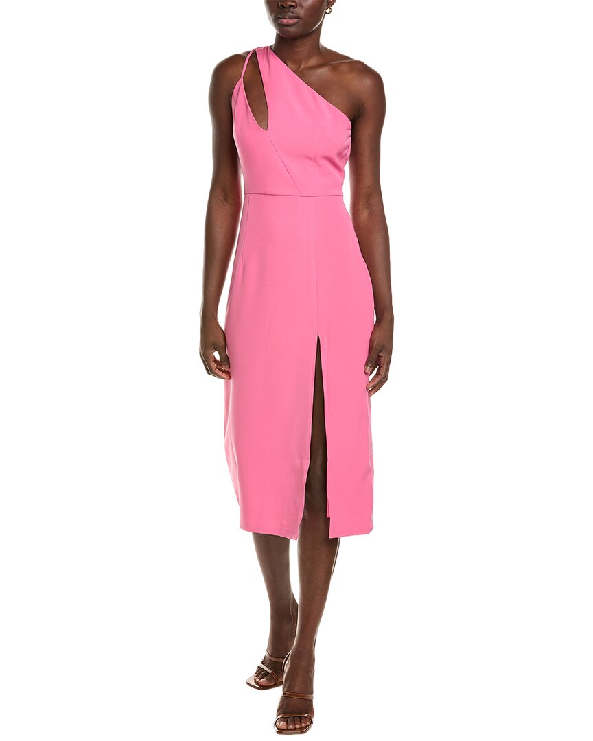 Shop Opt O.p.t. Simms Midi Dress In Pink