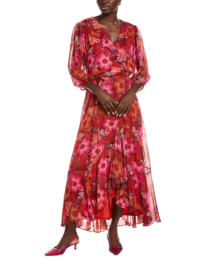 Maison Tara Zoey Maxi Dress In Red