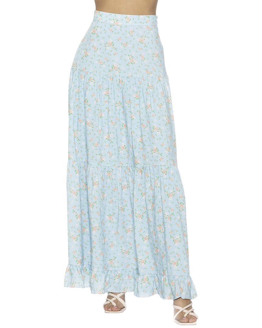 Alexia Admor Halima Maxi Skirt In Halogen Floral