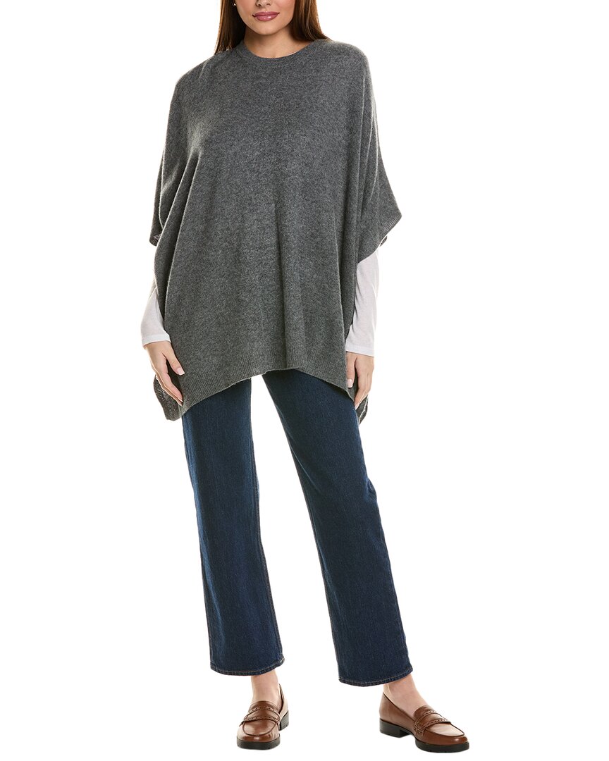 Phenix Cashmere Poncho In Grey