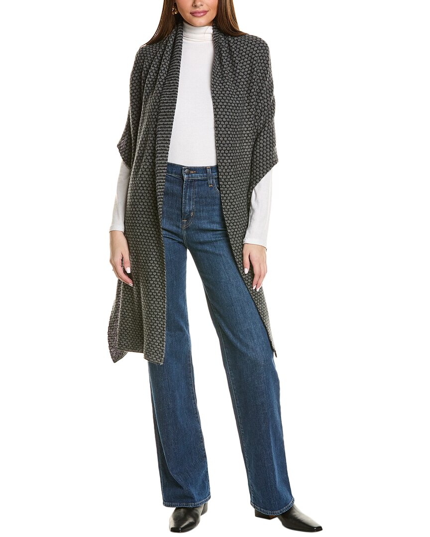 Portolano Cashmere Wrap In Black