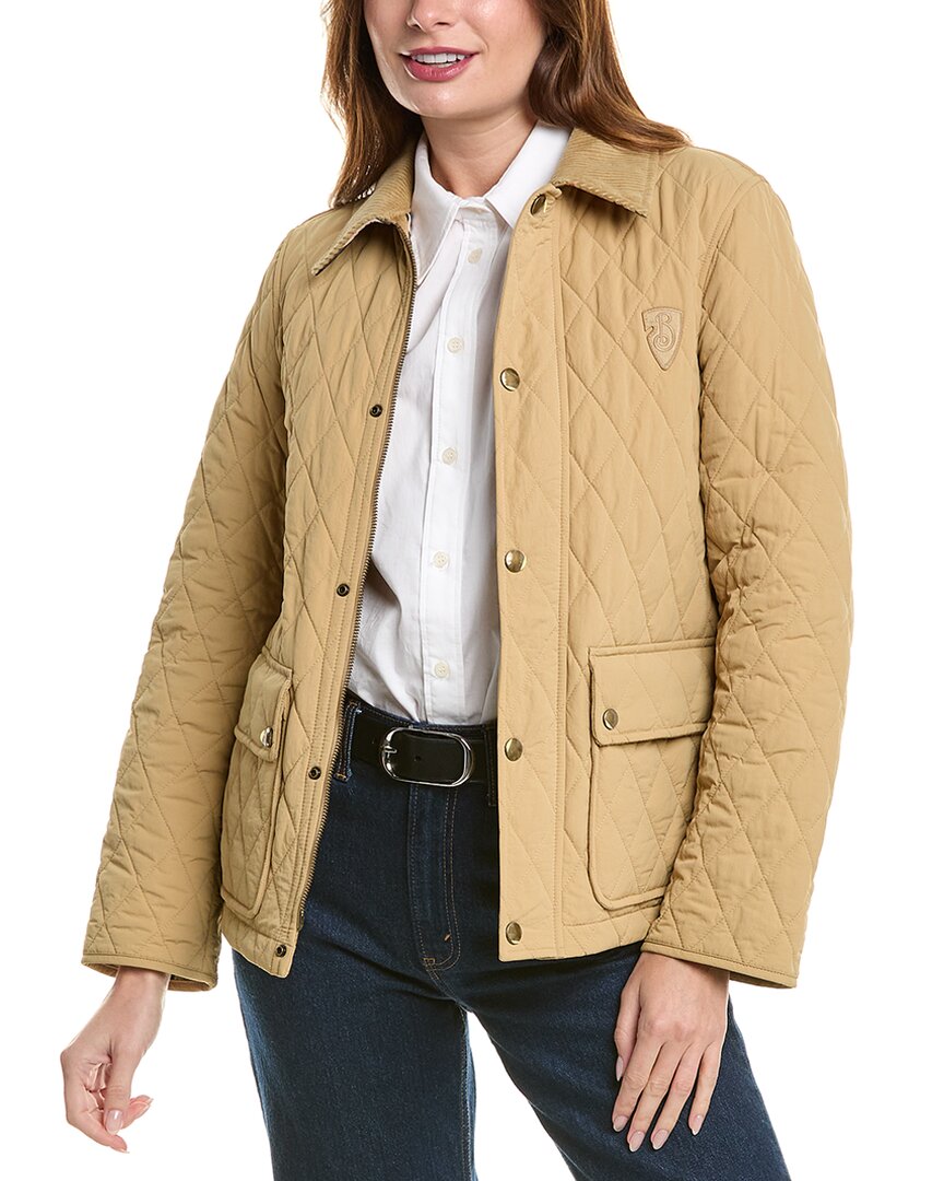 Burberry Quilted Jacket In Metallic