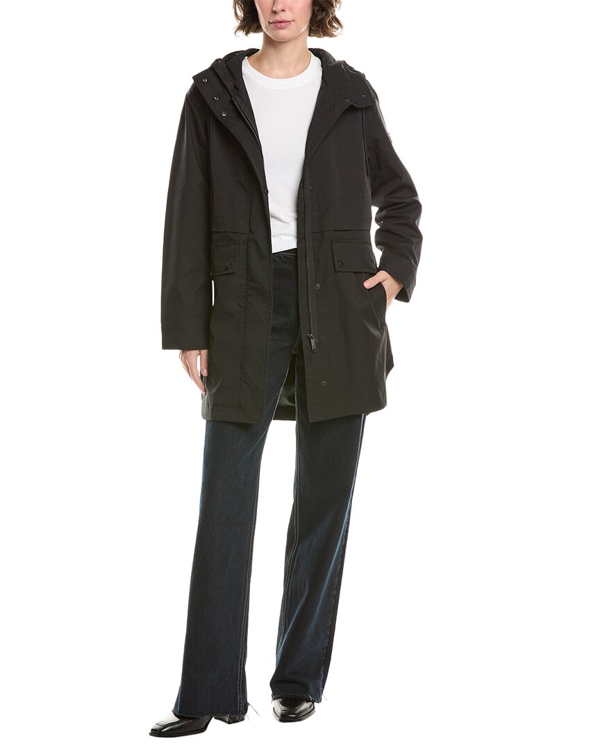Sam Edelman Hooded Anorak In Black
