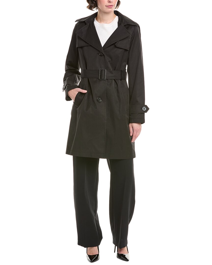 Sam Edelman Trench Coat In Black