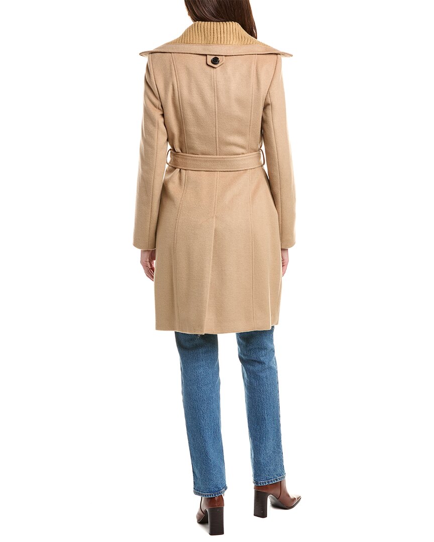 Sam Edelman Asymmetrical Wool-Blend Trench Coat Women's