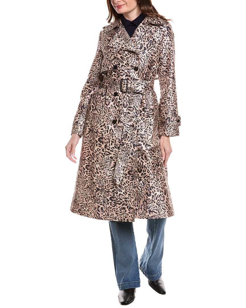 Hutch Vance Coat In Animal Print