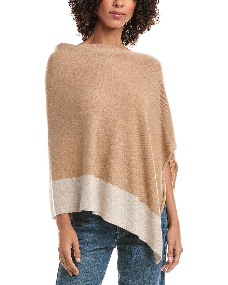 Forte Cashmere Poncho In Brown