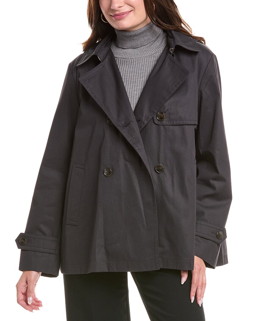 Herno Double-breasted Jacket In Black