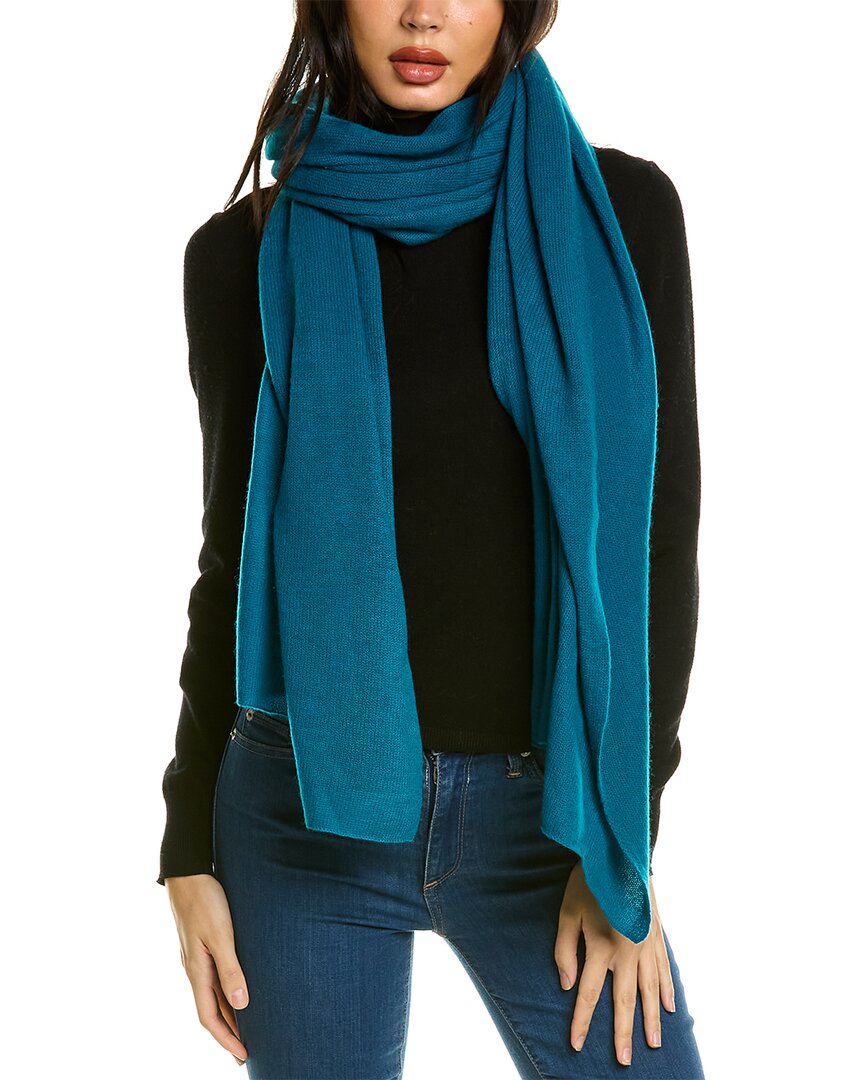 La Fiorentina Cashmere Travel Wrap In Blue
