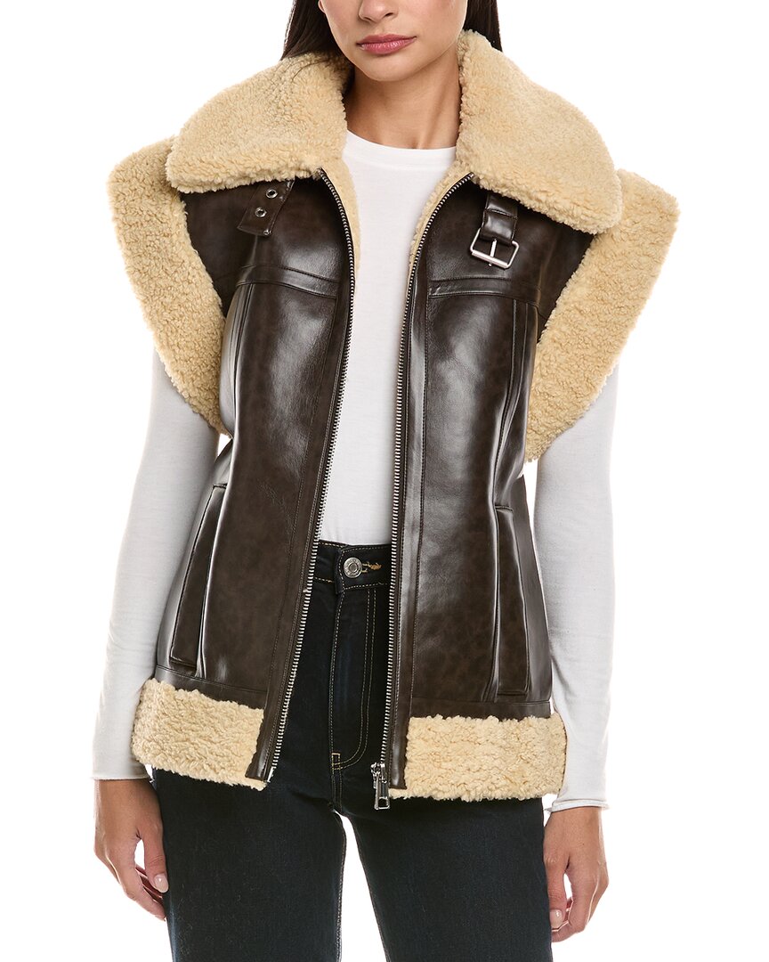 Apparis Gaia Bonded Vest In Brown