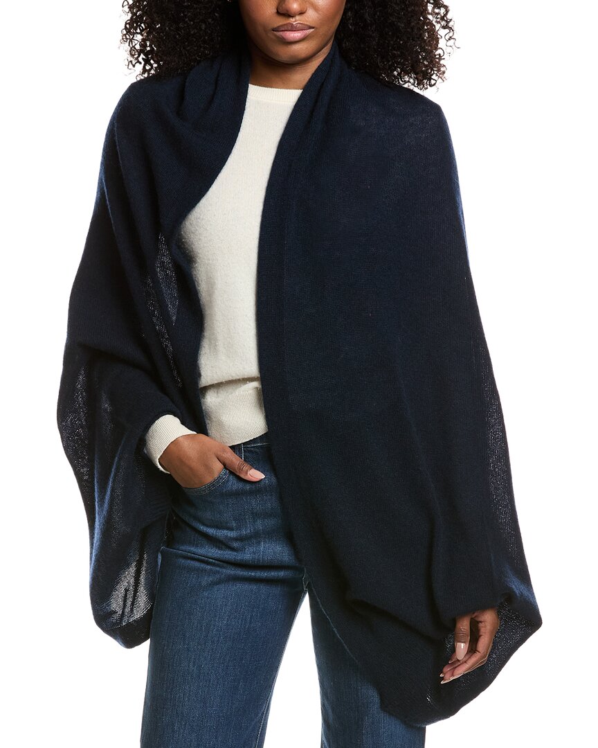 Portolano Cashmere Scarf In Blue
