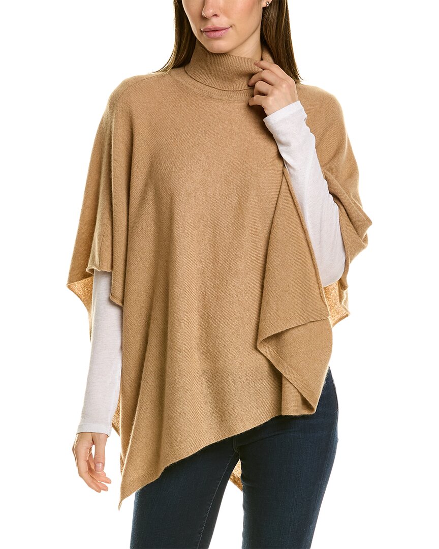 Amicale Cashmere Turtleneck Cashmere Pullover In Camel