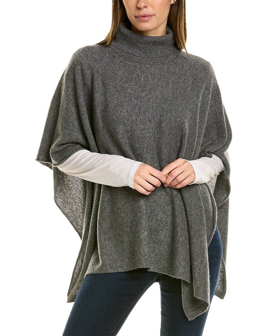 Amicale Cashmere Turtleneck Cashmere Pullover In Grey