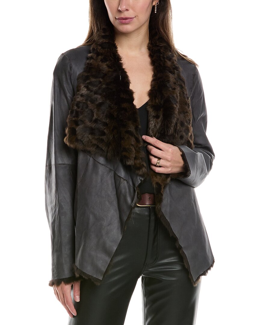 BLUE DUCK GOLDIN FELDMAN FOR CHLOÉ BROWN MINK COAT (L) (AUTHENTIC PRE-OWNED)